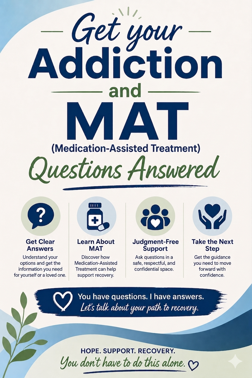 Question About Addiction, Recovery, or MAT - the $4.99 option